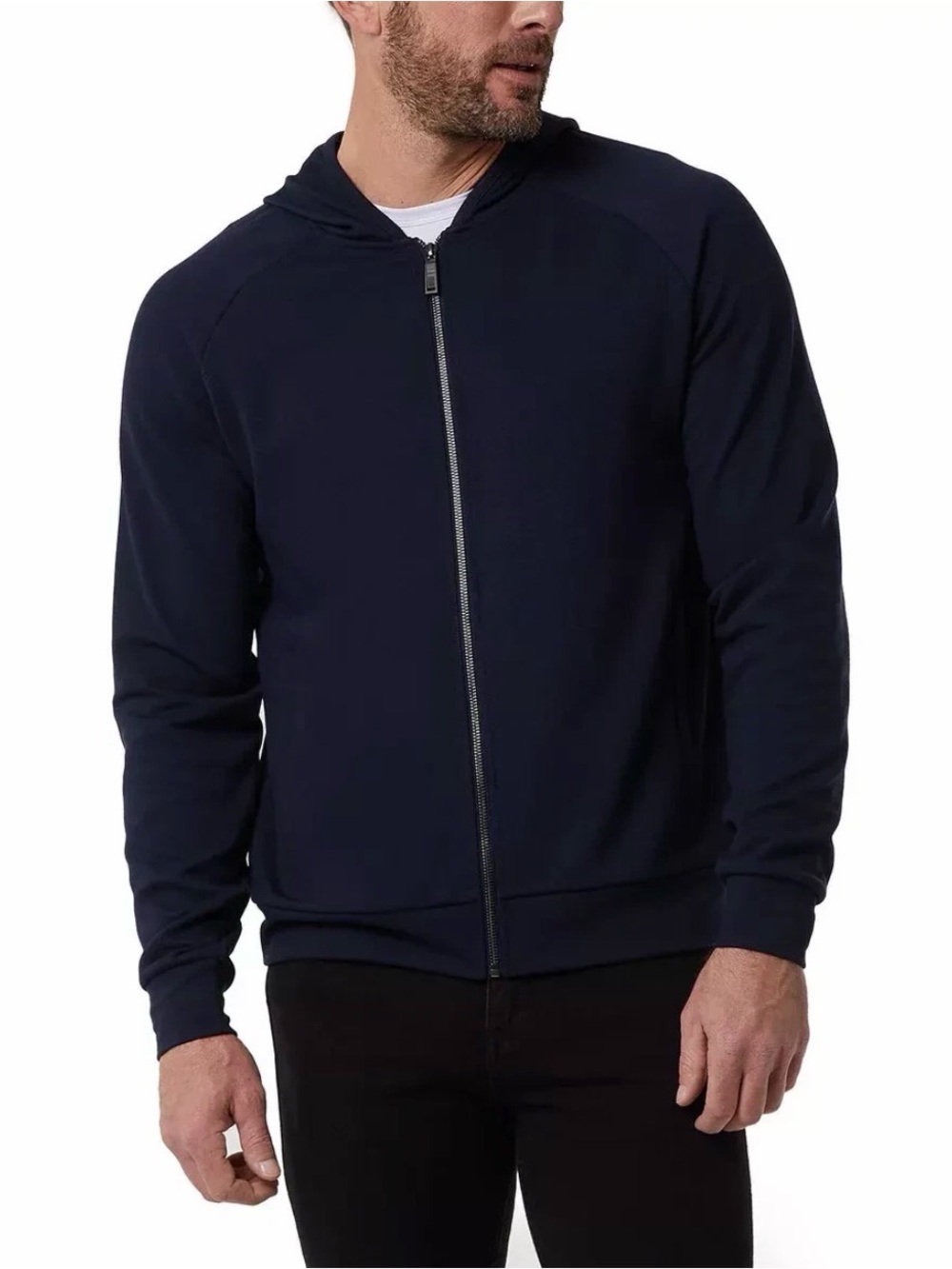 NWT Men's 32 Degrees Heat Zip-Front Hoodie Navy Blue XXL